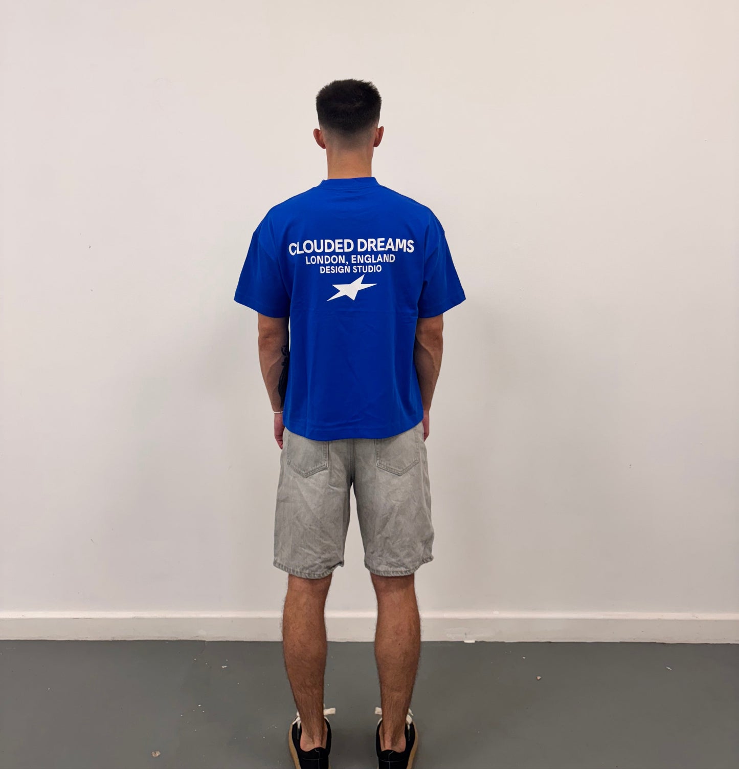 STAR LOGO T-SHIRT - BLUE