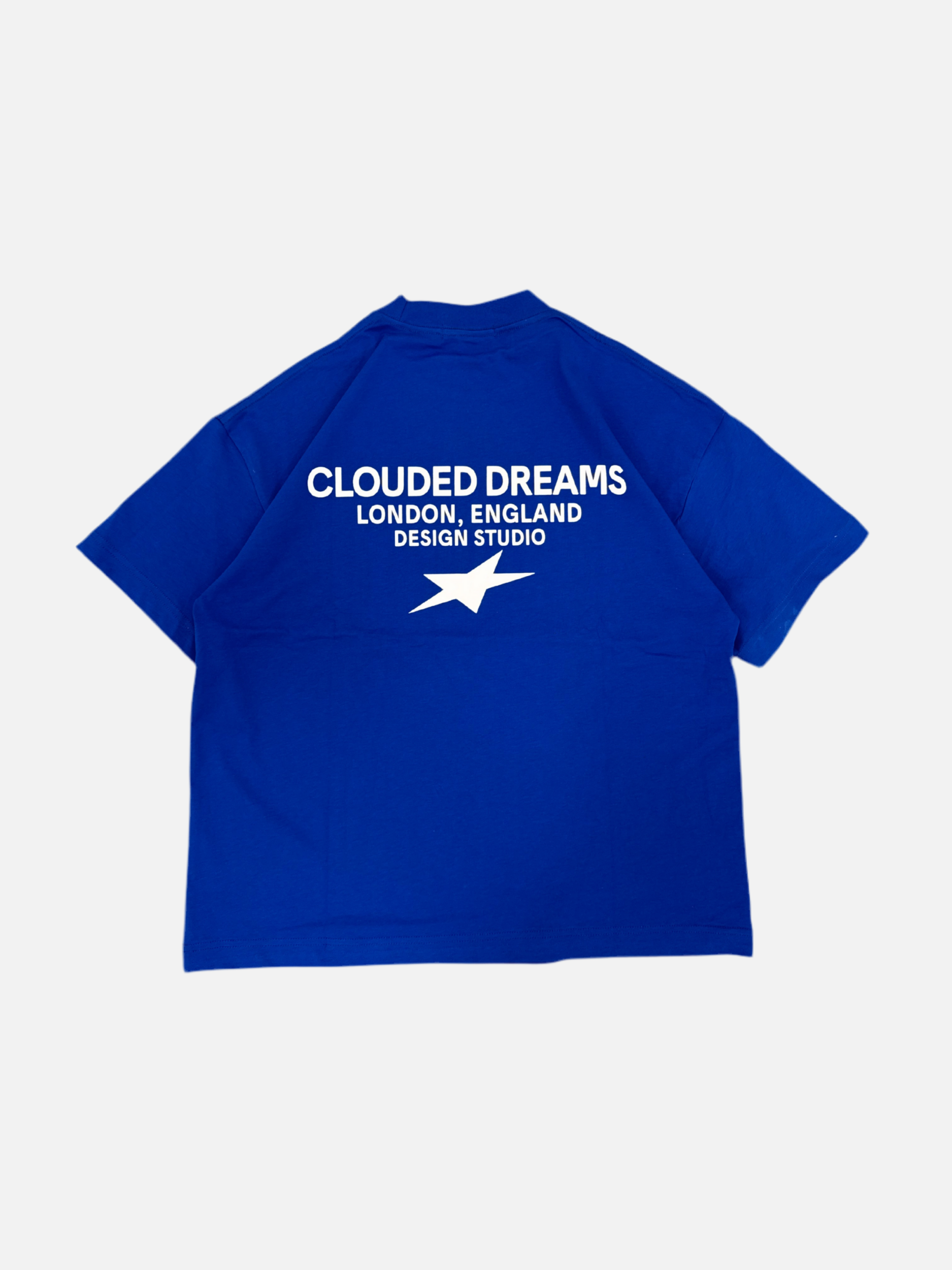 STAR LOGO T-SHIRT - BLUE – Clouded Dreams STAR LOGO T-SHIRT - BLUE – Clouded Dreams