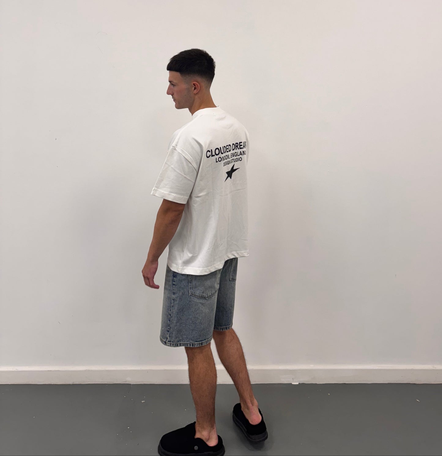 STAR LOGO T-SHIRT - WHITE
