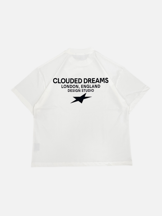 STAR LOGO T-SHIRT - WHITE