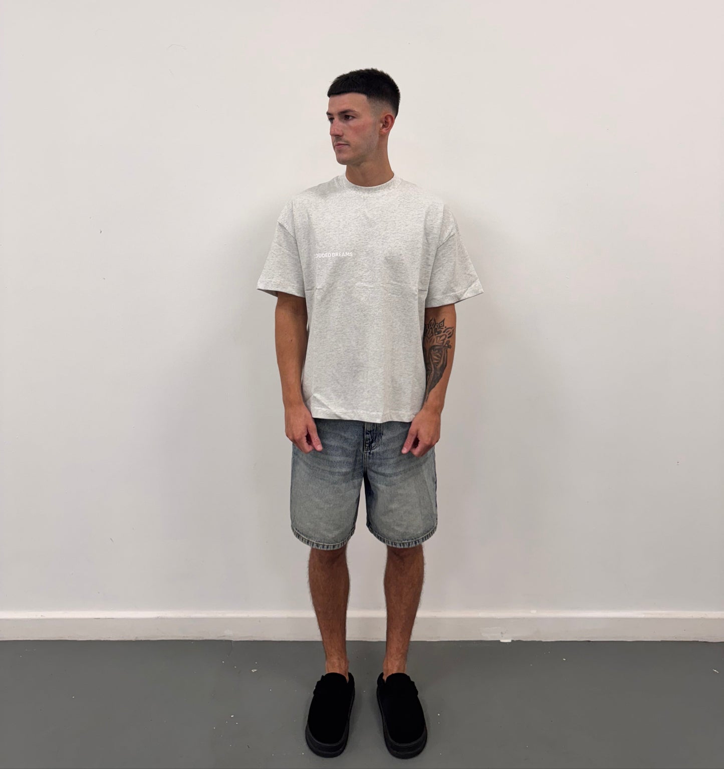 STAR LOGO T-SHIRT - GREY