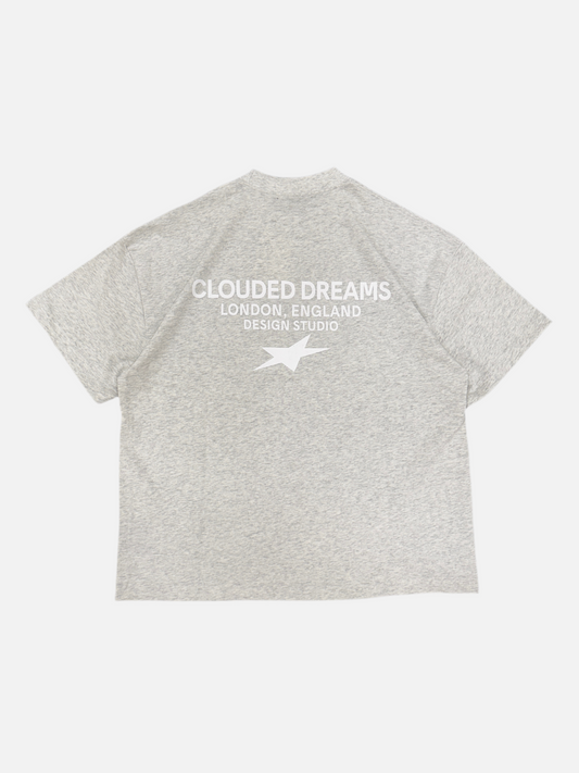 STAR LOGO T-SHIRT - GREY